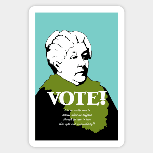 Vote! Elizabeth Cady Stanton Sticker